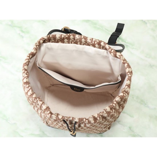 Replica Perfetta Zaino Dior Jett Oblique Da Uomo Marrone