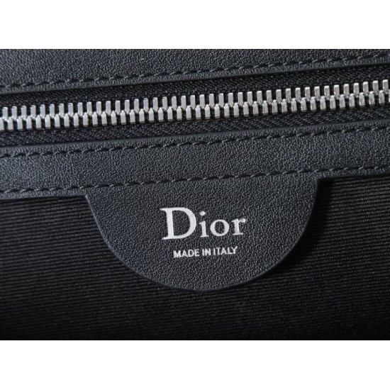 Replica Perfetta Borsa a tracolla Dior Jett Flap Oblique Nero