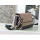 Replica Perfetta Borsa a tracolla Dior Jett Flap Oblique Marrone