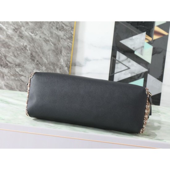 Replica Perfetta Borsa a tracolla Dior Jett Flap Oblique Marrone