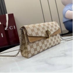Replica Perfetta Borsa a tracolla Gucci Dionysus 876531  tela GG marrone