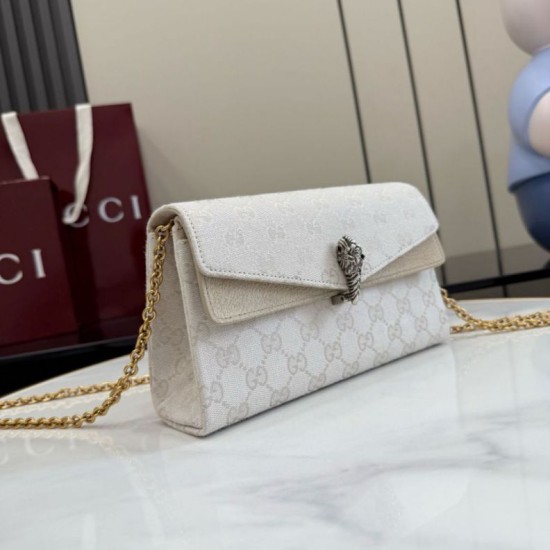 Replica Perfetta Borsa a tracolla Gucci Dionysus 876531 Beige tela GG 