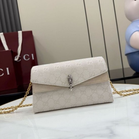 Replica Perfetta Borsa a tracolla Gucci Dionysus 876531 Beige tela GG 