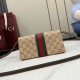 Falso imitazione Pochette piccola Gucci con tracolla A002KM tela GG marrone Replica Perfetta Pochette piccola Gucci con tracolla A002KM tela GG marrone