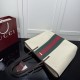 Replica Perfetta Borsa tote grande Gucci Tribeca con charm A0034D tela bianca