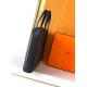 Replica di lusso Valigetta da lavoro Hermes Elephant Nero Imitazione Falso