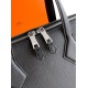 Replica di lusso Valigetta da lavoro Hermes Elephant Nero Imitazione Falso