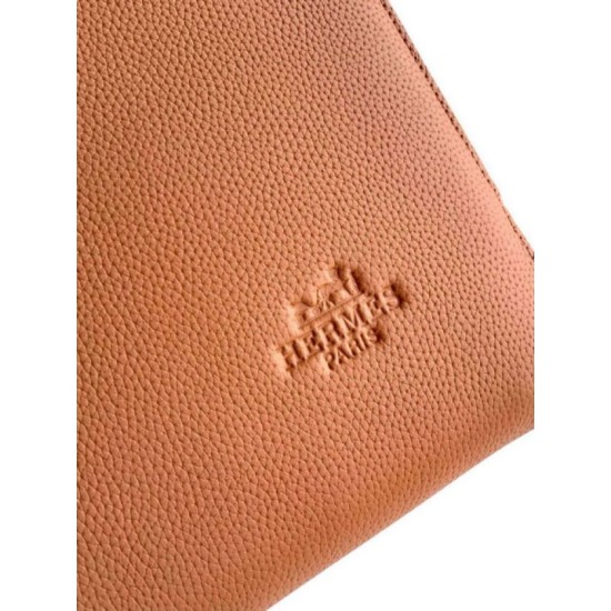 Replica di lusso Borsa da lavoro Hermes Elephant marrone Imitazione Falso