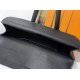Replica di lusso Borsa da lavoro Hermes 6097 nera Imitazione Falso