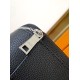 Replica di lusso Borsa a tracolla Hermes Messenger 7062 uomo Nera Imitazione Falso