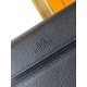 Replica di lusso Borsa a tracolla Hermes Messenger 7062 uomo Nera Imitazione Falso