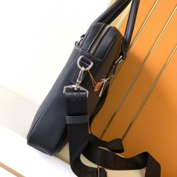Replica di lusso Borsa Valigetta da lavoro Hermes 7046 Nero  Imitazione Falso