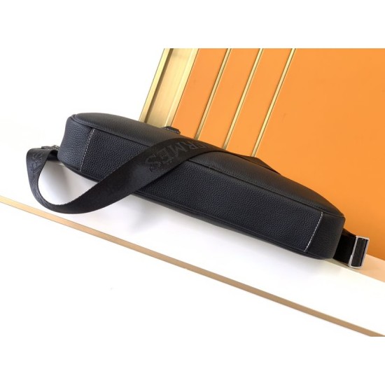 Replica di lusso Borsa Valigetta da lavoro Hermes 7046 Nero  Imitazione Falso