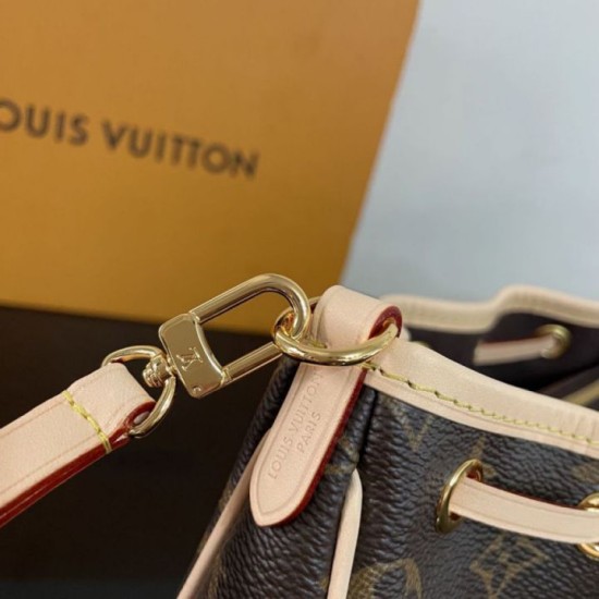 Replica di alta qualità Borsa a secchiello LV Nano East-West Frivole Monogram M29537 Replica di lusso Borsa a secchiello LV Nano East-West Frivole Monogram M29537 Imitazione Falso