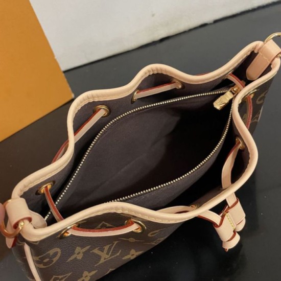 Replica di alta qualità Borsa a secchiello LV Nano East-West Frivole Monogram M29537 Replica di lusso Borsa a secchiello LV Nano East-West Frivole Monogram M29537 Imitazione Falso