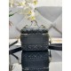 Replica di alta qualità Beauty case DiorTravel S5488 nero Replica di lusso Beauty case DiorTravel S5488 nero Imitazione Falso