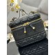 Replica di alta qualità Beauty case DiorTravel S5488 nero Replica di lusso Beauty case DiorTravel S5488 nero Imitazione Falso
