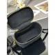 Replica di alta qualità Beauty case DiorTravel S5488 nero Replica di lusso Beauty case DiorTravel S5488 nero Imitazione Falso
