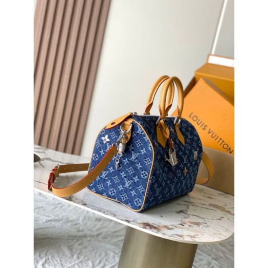 Replica 1:1 Borsa a tracolla LV Speedy 30 con chip MB163c M27556 Replica 1:1 Borsa a tracolla LV Speedy 30 con chip MB163c M27556