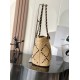 Replica di lusso Borsa shopping Chanel AS5811 Small Tote Rafia Nero Imitazione Falso