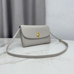 Replica di lusso Pochette Dior Médaillon con tracolla Grigia Imitazione Falso