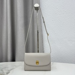 Replica di lusso Pochette Dior Médaillon con tracolla Grigia Imitazione Falso
