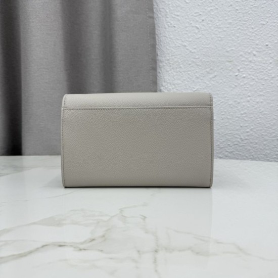 Replica di lusso Pochette Dior Médaillon con tracolla Grigia Imitazione Falso