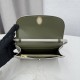 Replica di lusso Pochette Dior Médaillon con tracolla Grigia Imitazione Falso