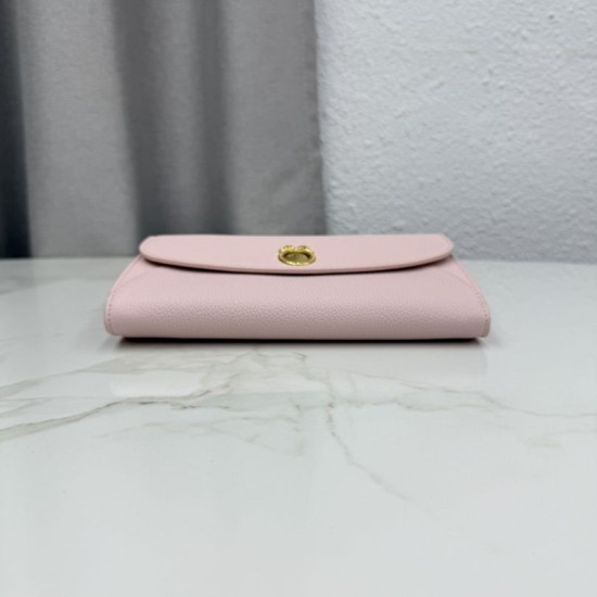 Replica di lusso Pochette Dior Médaillon con tracolla Rosa Imitazione Falso