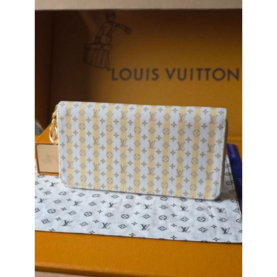 Replica di alta qualità Portafoglio LV Stamp Zippy M28463 Giallo Replica di lusso Portafoglio LV Stamp Zippy M28463 Giallo Imitazione Falso