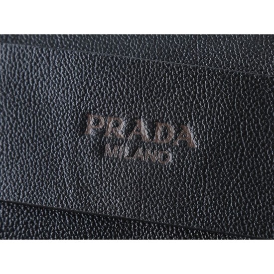 Replica di lusso Borsa a mano Prada Route 1BB162 nera Imitazione Falso