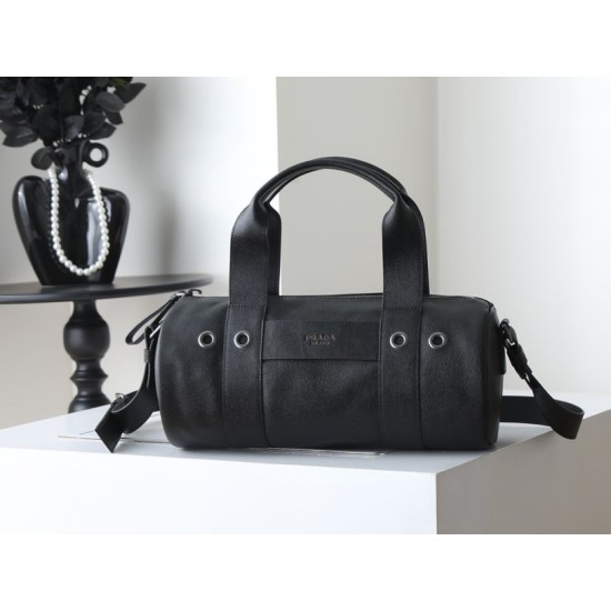Replica di lusso Borsa a mano Prada Route 1BB162 nera Imitazione Falso