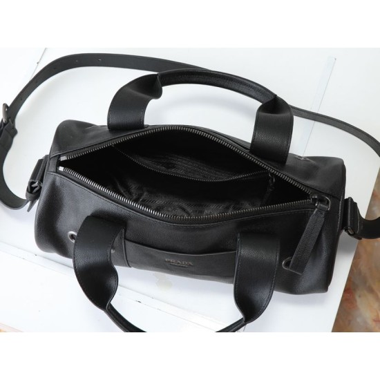 Replica di lusso Borsa a mano Prada Route 1BB162 nera Imitazione Falso