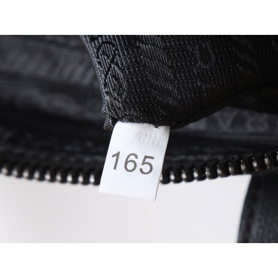 Replica di lusso Borsa a mano Prada Route 1BB162 nera Imitazione Falso
