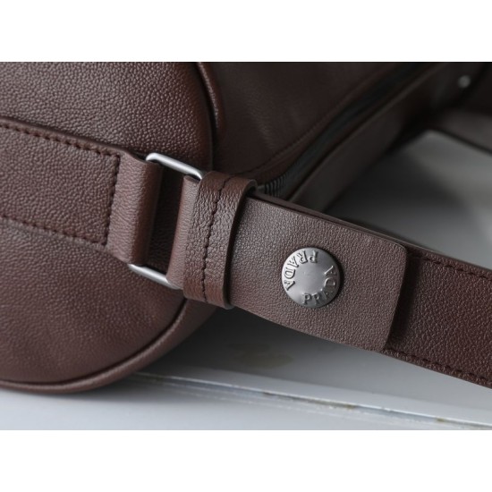 Replica di lusso Borsa a mano Prada Route 1BB162 bordeaux Imitazione Falso