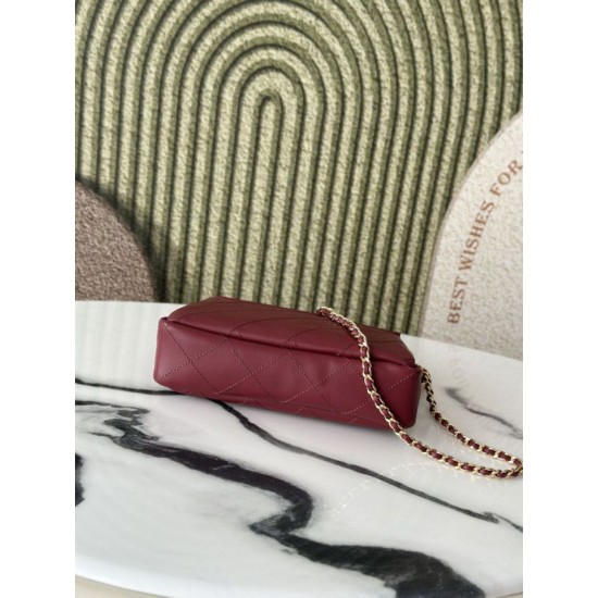 Replica di lusso Borsa a tracolla Chanel 26S AS6255 CC con manico superiore Rosso Imitazione Falso