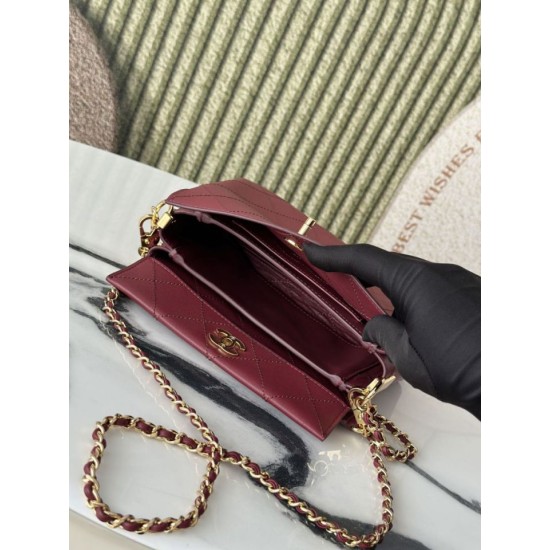 Replica di lusso Borsa a tracolla Chanel 26S AS6255 CC con manico superiore Rosso Imitazione Falso