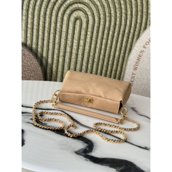 Replica di lusso Borsa a tracolla Chanel 26S AS6255 CC con manico superiore giallo terra Imitazione Falso