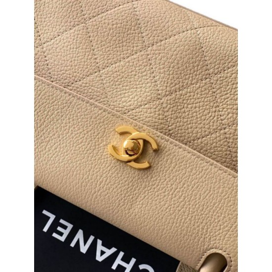 Replica fedele Borsa bowling Chanel 26s AS6288 albicocca Imitazione Fake