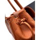 Replica fedele Borsa bowling Tote Chanel 26s AS6288 arancione Imitazione Fake