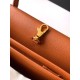 Replica fedele Borsa bowling Tote Chanel 26s AS6288 arancione Imitazione Fake