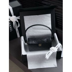 Replica fedele Borsa a mano Chanel 26A Bowling AP5294 Nero Imitazione Fake