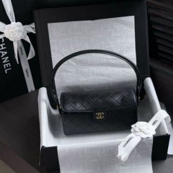 Replica fedele Borsa a mano Chanel 26A Bowling AP5294 Nero Imitazione Fake