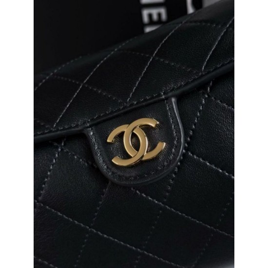 Replica fedele Borsa a mano Chanel 26A Bowling AP5294 Nero Imitazione Fake