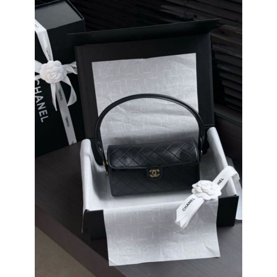 Replica fedele Borsa a mano Chanel 26A Bowling AP5294 Nero Imitazione Fake