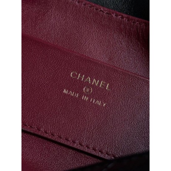 Replica fedele Borsa a mano Chanel 26A Bowling AP5294 Nero Imitazione Fake