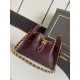 Replica fedele Borsa Chanel 26 hobo con intagli AS5631 Borgogna Imitazione Fake