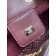 Replica fedele Borsa Chanel 26 hobo con intagli AS5631 Borgogna Imitazione Fake