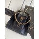 Replica identica Borsa Chanel piccola 25 Hobo AS5293 nera traforata Replica fedele Borsa Chanel piccola 25 Hobo AS5293 nera traforata Imitazione Fake
