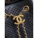 Replica identica Borsa Chanel piccola 25 Hobo AS5293 nera traforata Replica fedele Borsa Chanel piccola 25 Hobo AS5293 nera traforata Imitazione Fake